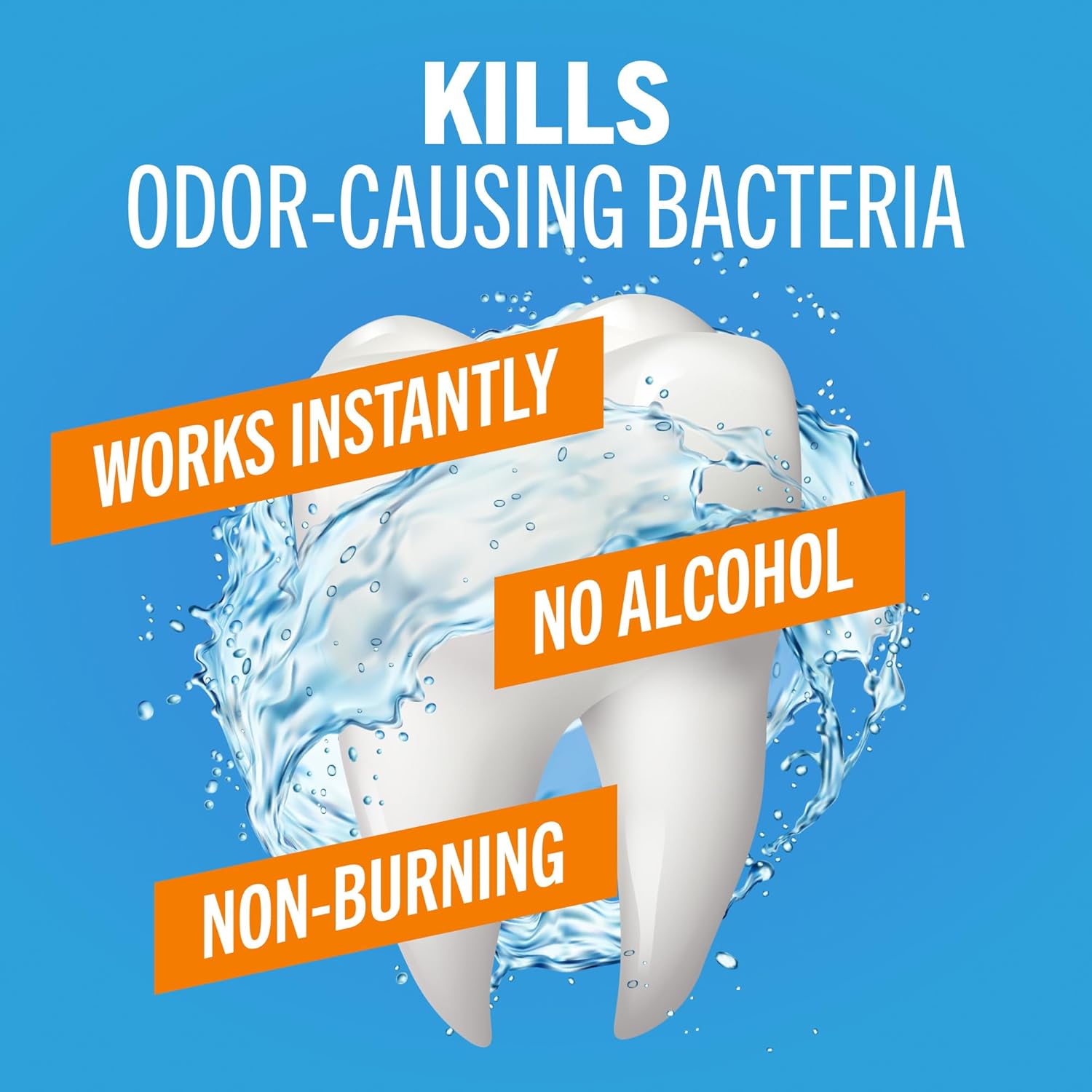 TheraBreath Fresh Breath Oral Rinse — Invigorating Icy Mint, non-burning, no alcohol