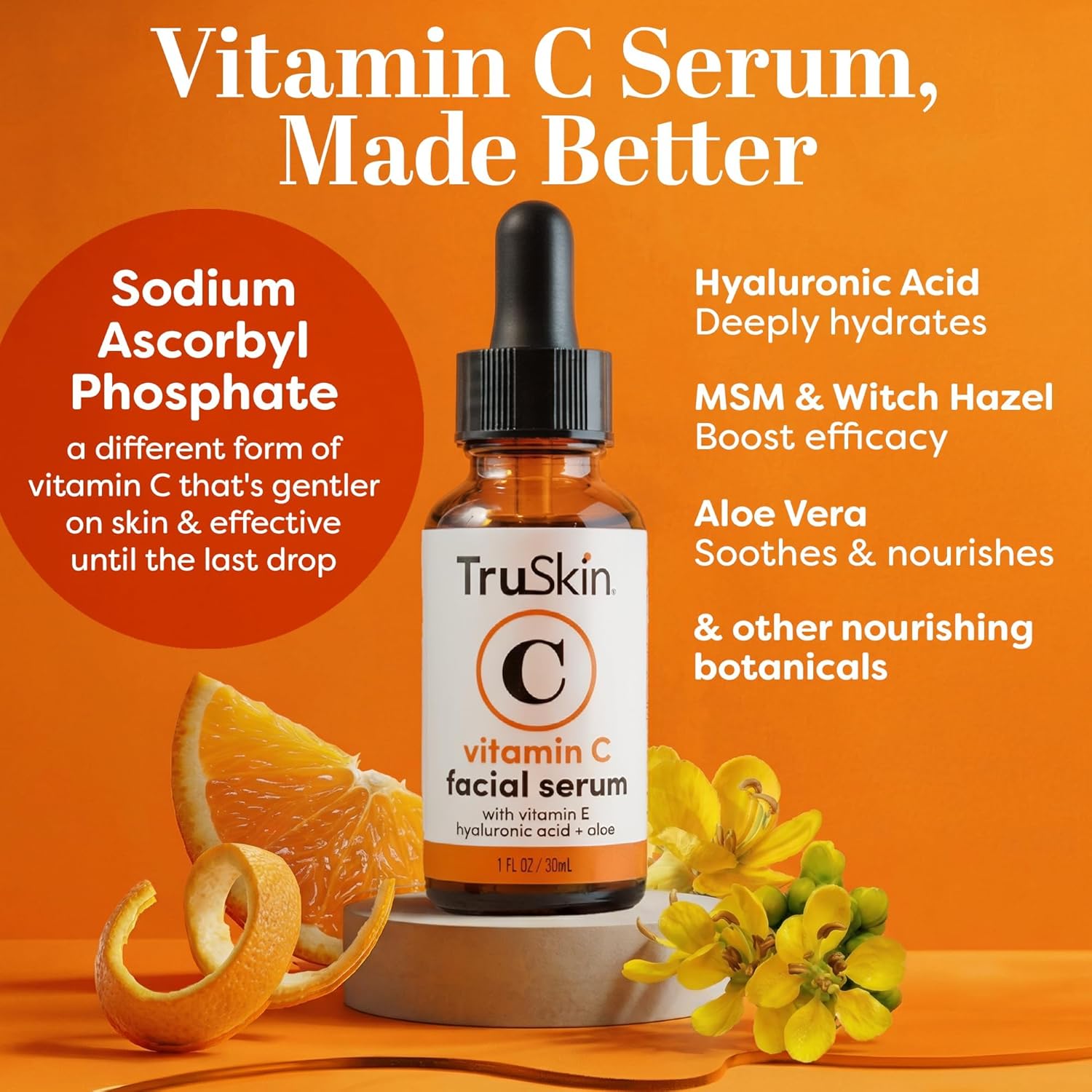 Vitamin C serum ingredients — SAP formula