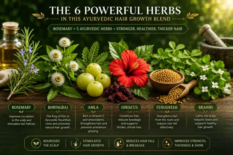 Rosemary and Ayurvedic Herbs Together —The Hair Oil Blend Nobody Talks About