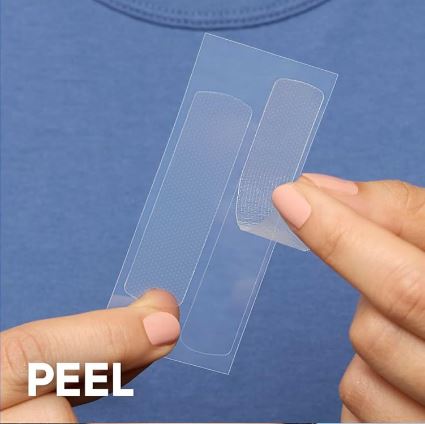 Peel the whitestrip from its liner