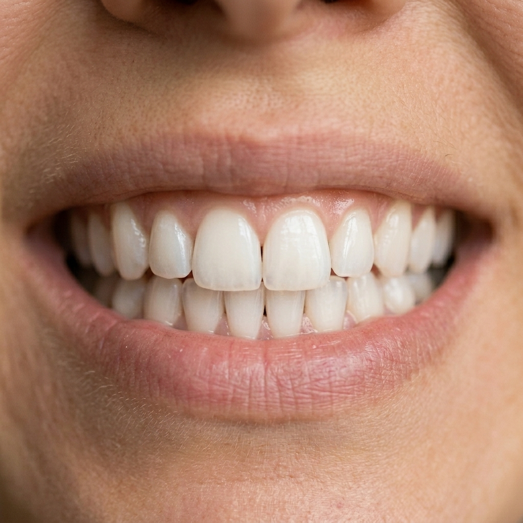 Teeth after using Crest 3D Whitestrips for 22 days
