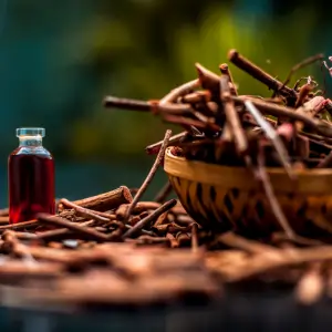 Indian Madder Root — Manjistha — used in Ayurvedic skincare for an even-toned complexion